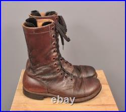 VTG Men's 1950s Brown Cap Toe US Army Combat Boots 7.5 R Korean War 50s
