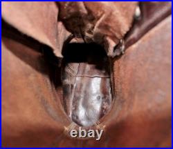 VTG Men's 1950s Brown Cap Toe US Army Combat Boots 7.5 R Korean War 50s