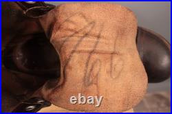 VTG Men's 1950s Brown Cap Toe US Army Combat Boots 7.5 R Korean War 50s