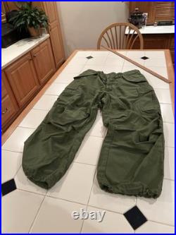 VTG NOS M51 Field Shell Trousers M-1951 Army Military Pants Medium Regular 34x29