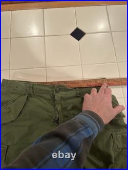 VTG NOS M51 Field Shell Trousers M-1951 Army Military Pants Medium Regular 34x29