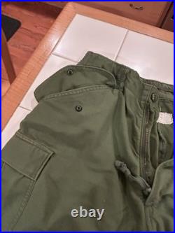 VTG NOS M51 Field Shell Trousers M-1951 Army Military Pants Medium Regular 34x29