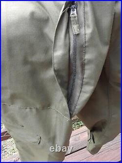 VTG ORIG M-1 1951 Trousers Field Shell Korean War Pants US MARINE MILITARY MINT