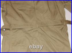VTG UNUSED KOREAN WAR TROPICAL BUSH JACKET WithBELT! NWT! SANFORIZED/VAT DYED! 40L