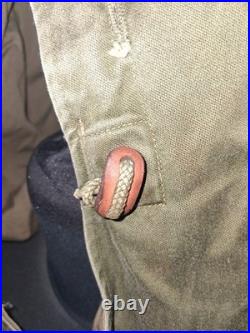 VTG. US ARMY M-1951 PARKA SHELL With REMOVABLE LINER SZ. XL