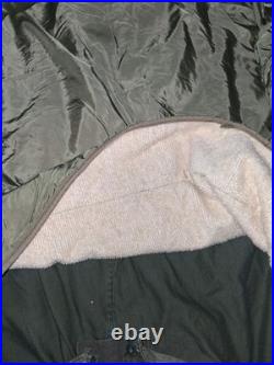VTG. US ARMY M-1951 PARKA SHELL With REMOVABLE LINER SZ. XL