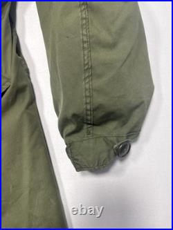 VTG US Army Fishtail Linear Extreme Cold Parka Korean War Military Jacket Small
