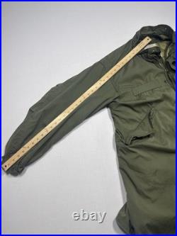VTG US Army Fishtail Linear Extreme Cold Parka Korean War Military Jacket Small