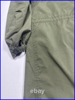 VTG US Army Fishtail Linear Extreme Cold Parka Korean War Military Jacket Small