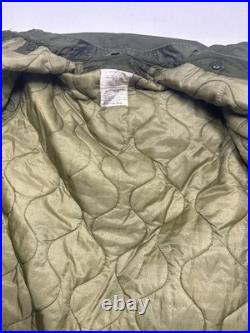 VTG US Army Fishtail Linear Extreme Cold Parka Korean War Military Jacket Small