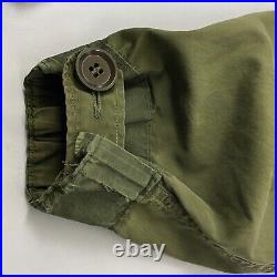 VTG US Army M-1951 Fishtail Parka Shell M51 Korean War Military Jacket X Small