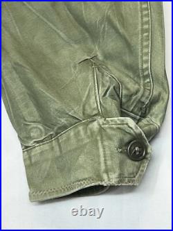 VTG US Army Mississippi ANG Patch M-1951 Field Shell Jacket Mens Size L