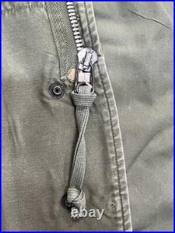 VTG US Army Mississippi ANG Patch M-1951 Field Shell Jacket Mens Size L