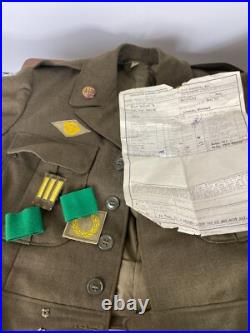 VTG US Military Men's 1950s Ike Jacket Army Uniform Pants Shirt etc Identified