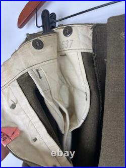 VTG US Military Men's 1950s Ike Jacket Army Uniform Pants Shirt etc Identified