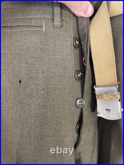 VTG US Military Men's 1950s Ike Jacket Army Uniform Pants Shirt etc Identified