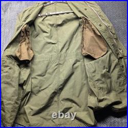 VTG USAF Overcoat Parka Type Men's Small Green Talon Zipper Korean War Era 1951 VTG USAF Overcoat Parka Type Men's Small Green Talon Zipper Korean War Era 1951