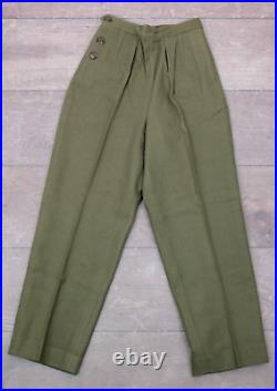 VTG Women's Lot Of 5 Korean War US Army WAC Wool Liner Pants / Trousers Sz 12R
