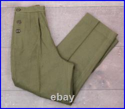 VTG Women's Lot Of 5 Korean War US Army WAC Wool Liner Pants / Trousers Sz 12R