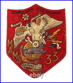 Very Rare Original Korean War Marine Air Maintenance Squadron 33 MAMS 33 Patch