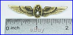 Very Rare early 1950's U. S Naval Flight Surgeon Badge/Wings Korean War GEMSCO PB