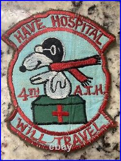 Vietnam Korean War USAF 4th ATS Air Transport Hospital medical Theater Patch