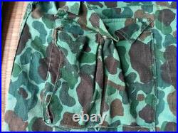 Vietnam War ROKMC Korean Marine Corps FROGSKIN Camouflage Reversible HBT Shirt