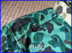 Vietnam War ROKMC Korean Marine Corps FROGSKIN Camouflage Reversible HBT Shirt