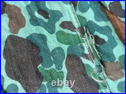 Vietnam War ROKMC Korean Marine Corps FROGSKIN Camouflage Reversible HBT Shirt