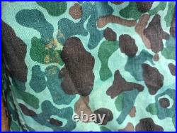 Vietnam War ROKMC Korean Marine Corps FROGSKIN Camouflage Reversible HBT Shirt