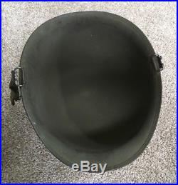 Vietnam or Korean War Us Army M1 Helmet Painted LT Bar Insignia Original