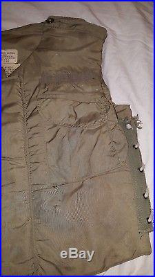Vietnam war korean war us army m1952 armor flak vest jacket large