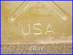 Vintage 18 High 1951 Us Army Korean War Military 5 Gallon Jerry Fuel Gas Can