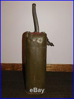 Vintage 18 High 1951 Us Army Korean War Military 5 Gallon Jerry Fuel Gas Can
