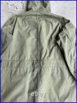 Vintage 1940s Military Korean War M1947 Parka Overcoat Size Medium