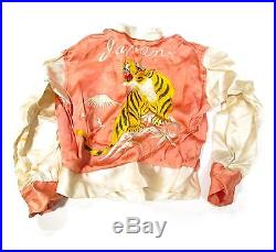 Vintage 1940s Post WWII Korean War Era Japan Sukajan Children's Souvenir Jacket