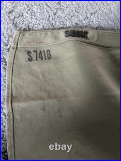 Vintage 1950 Army Military Vest Korean War With Patches & Inspection Woodbury CO