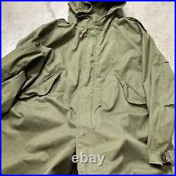 Vintage 1950s 1952 US Army M-51 Mod Parka Sz Medium