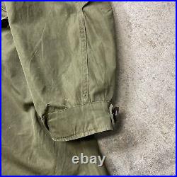 Vintage 1950s 1952 US Army M-51 Mod Parka Sz Medium