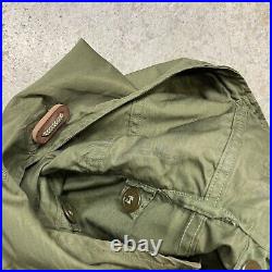 Vintage 1950s 1952 US Army M-51 Mod Parka Sz Medium