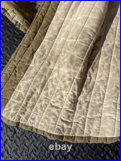 Vintage 1950s Chinese Officer Winter Overcoat Korean War Military Army Coat PVA