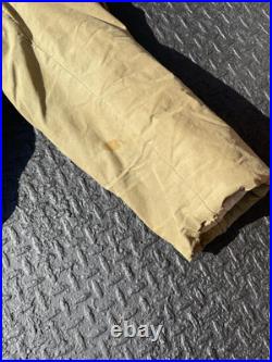 Vintage 1950s Chinese Officer Winter Overcoat Korean War Military Army Coat PVA