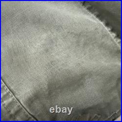 Vintage 1950s Hooded Fishtail Parka With Wool Liner, Korean War Era Size Med