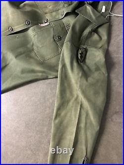 Vintage 1950s Korean War Era US Army Wool Field Shirt (L)