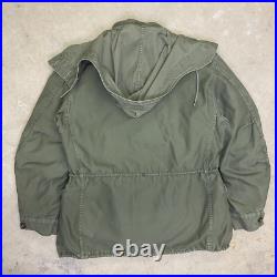 Vintage 1950s Korean War M-1950 Cold Weather Military Field Jacket Size Small