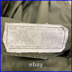 Vintage 1950s Korean War M-1950 Cold Weather Military Field Jacket Size Small