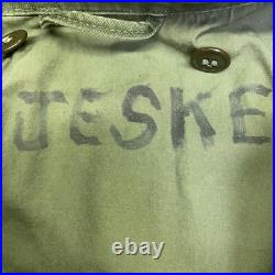 Vintage 1950s Korean War M-1950 Cold Weather Military Field Jacket Size Small