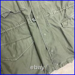 Vintage 1950s Korean War M-1950 Cold Weather Military Field Jacket Size Small