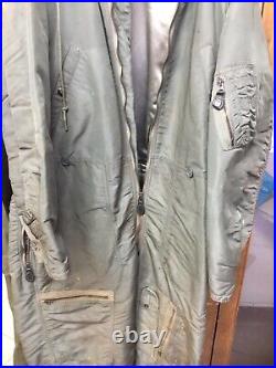 Vintage 1950s Korean War USAF Pilots Flight Suit Coveralls Type CWO 1-P Large