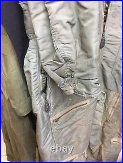 Vintage 1950s Korean War USAF Pilots Flight Suit Coveralls Type CWO 1-P Large